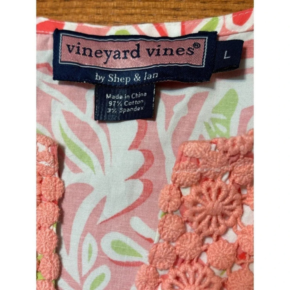 Girls Vineyard Vines Tunic By Shep & Ian, Size Large - Picture 3 of 4